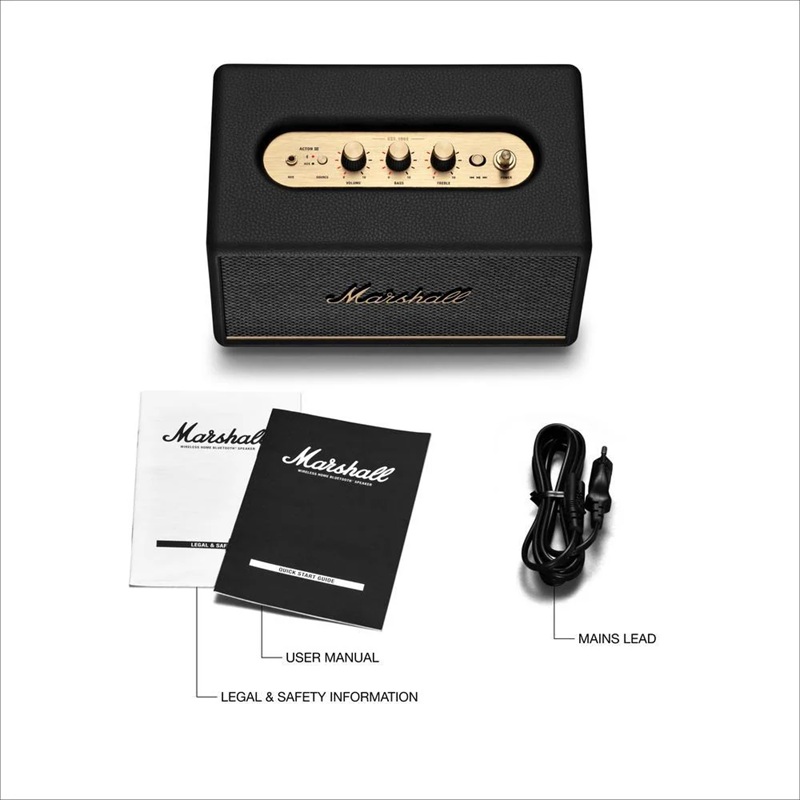 MARSHALL ACTON III BK BT AUX SPEAKER - Image 8