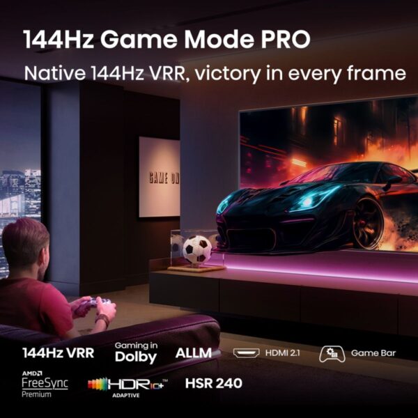 HISENSE 85Q7Q 85in QLED 4K 144HZ SMART - Image 8
