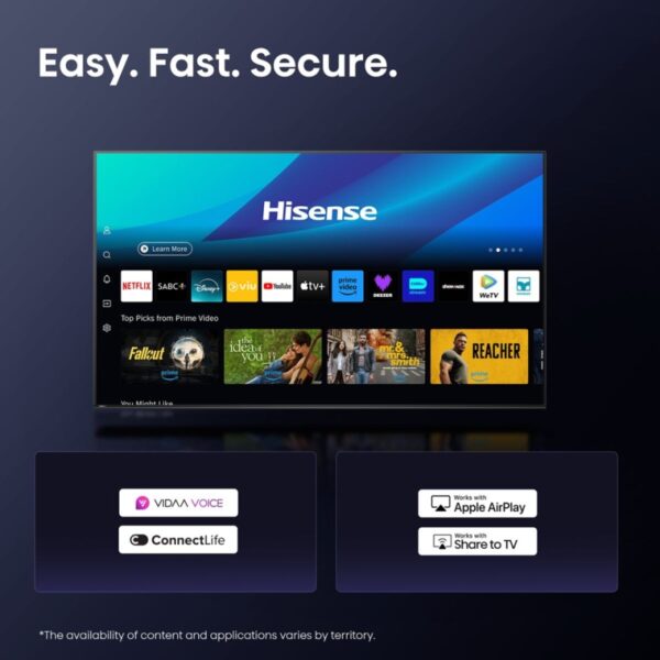 HISENSE 85Q7Q 85in QLED 4K 144HZ SMART - Image 9