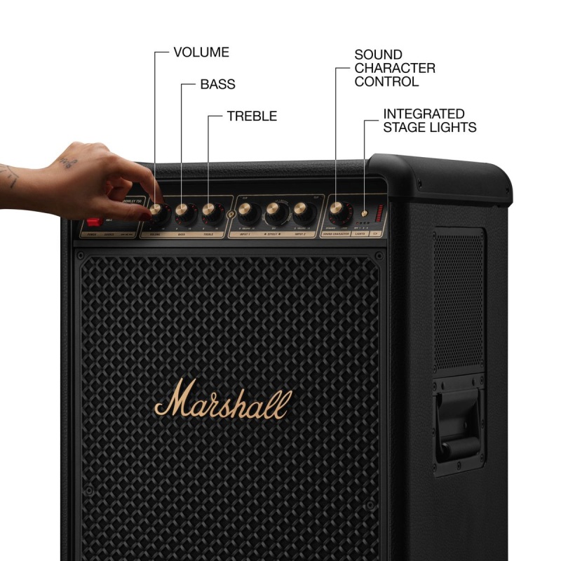 MARSHALL BROMLEY 750 BK 500W BT AUX 40+ HR BATTERY - Image 6