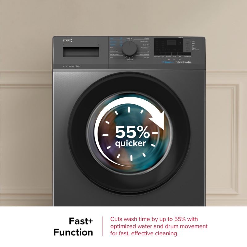 DEFY DAW394 GY 7KG FRONT LOADER WASHING MACHINE - Image 10