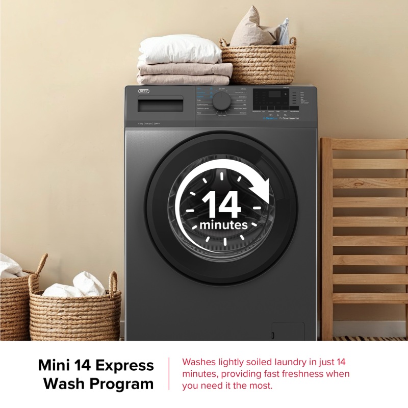 DEFY DAW394 GY 7KG FRONT LOADER WASHING MACHINE - Image 12